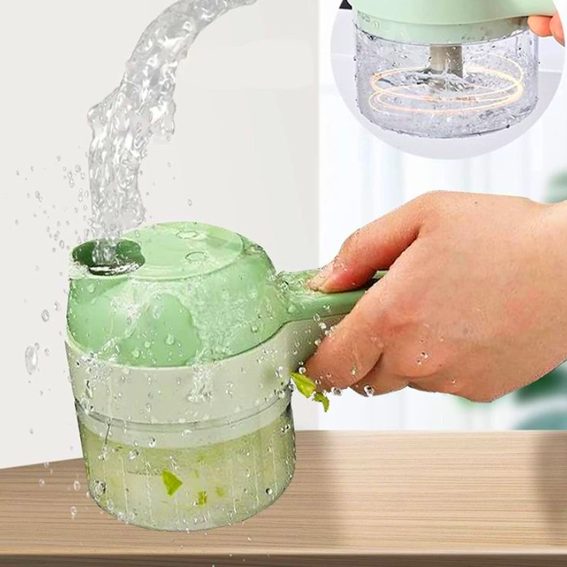 Master Crusher© - Procesador y Triturador de Alimentos Multifuncional 4 en 1