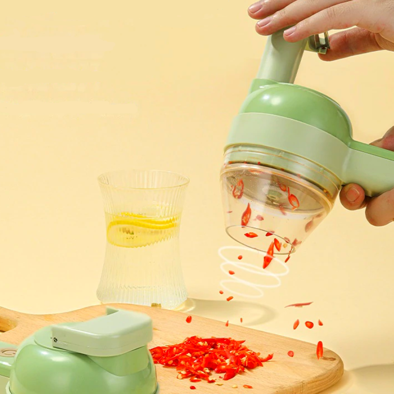 Master Crusher© - Procesador y Triturador de Alimentos Multifuncional 4 en 1