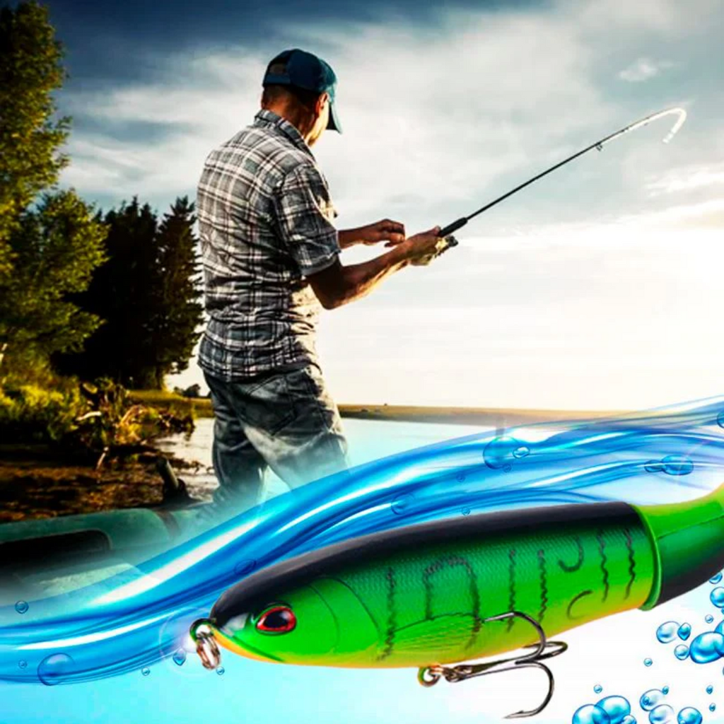 Kit de Señuelos Artificiales Giratorios para Pesca - Comprá 6 Llevá 8