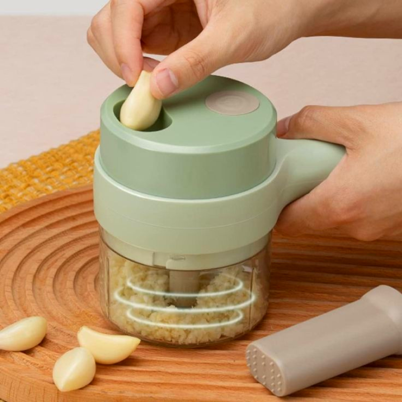 Master Crusher© - Procesador y Triturador de Alimentos Multifuncional 4 en 1