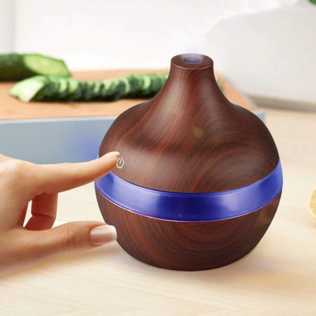 Humidificador y Aromatizador de Aire Ultrasónico USB con LED