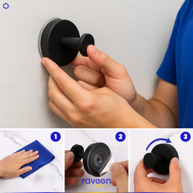 Gancho con Ventosa Premium [Llevá 1 y Recibí 2]