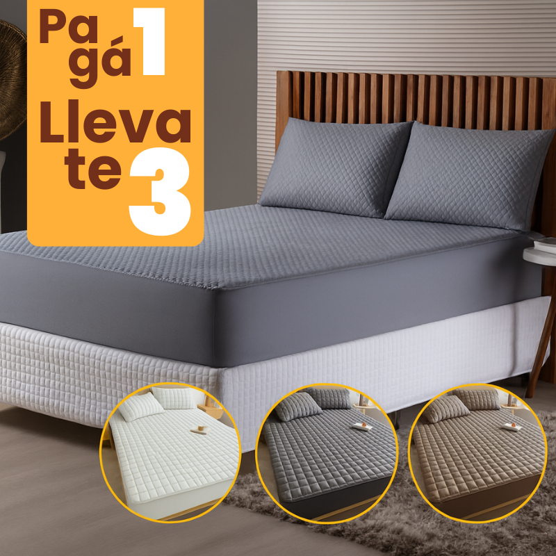 Juego de Cama Impermeable Premium – Hydra Soft™ [COMPRÁ 1 LLEVATE 3]