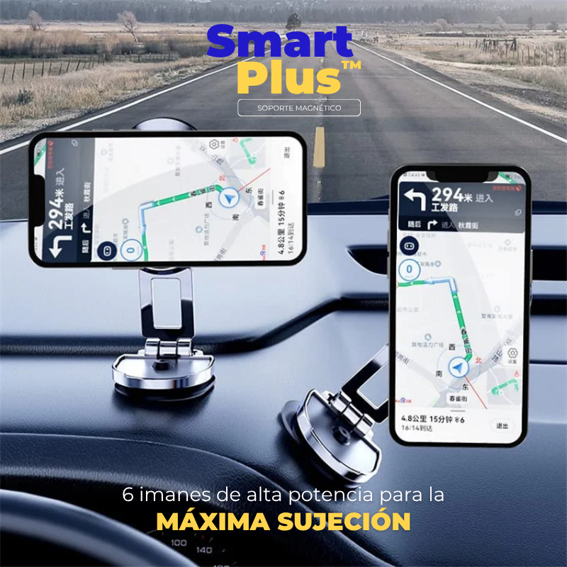 Soporte Magnético para Celular de Auto - SmartPlus™