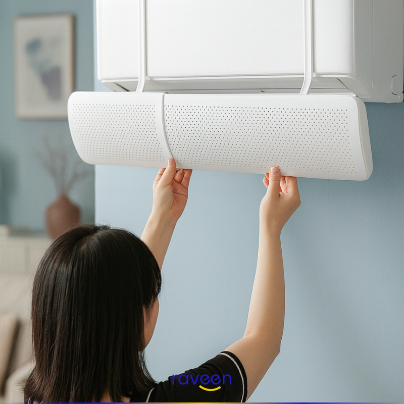 Deflector de Aire Acondicionado Ajustable - WindFree®