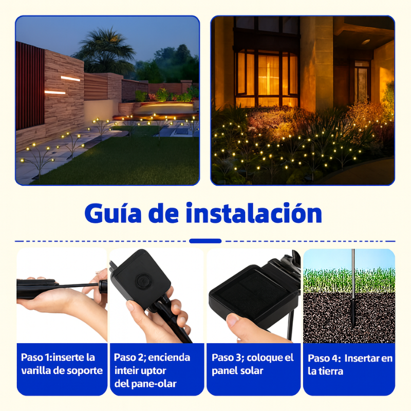 Lámpara Solar Luciérnaga